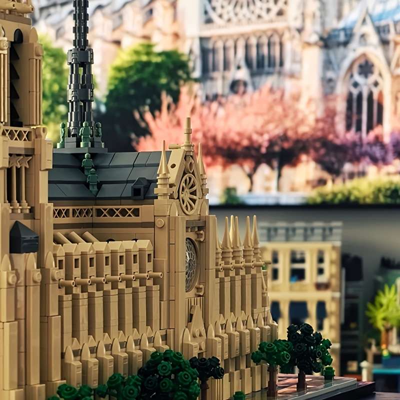 Building Toy Architectural Model Toy Set Style Paris Architecture