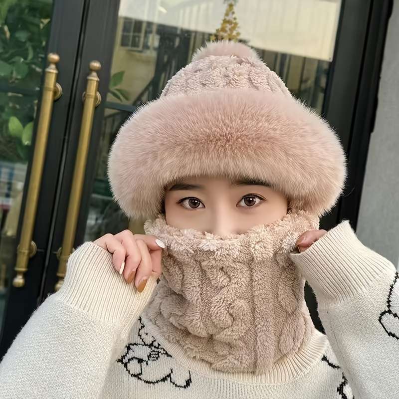 Hat Color Jacquard Light Gray Thick Version