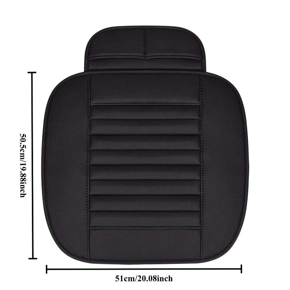 Car Seat Cushion Gray Front Square Mat 2Pcs