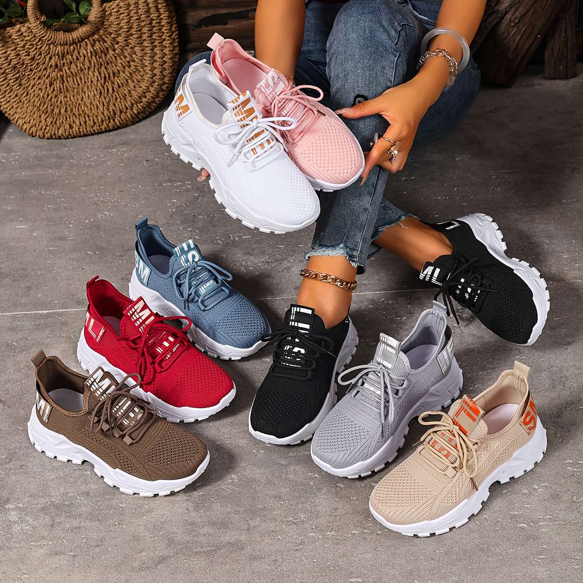 Women S Sneakers Color Grey Sizeuk 4
