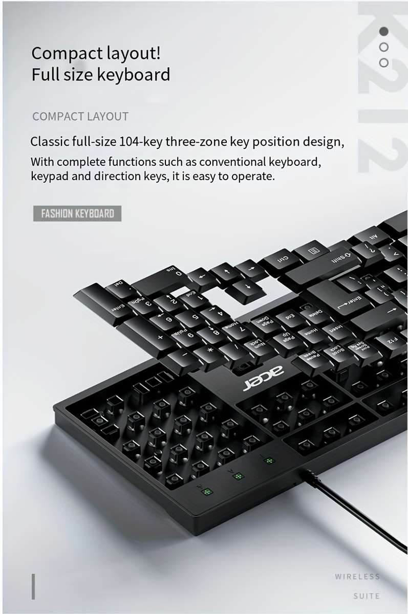 Keyboard Color Black