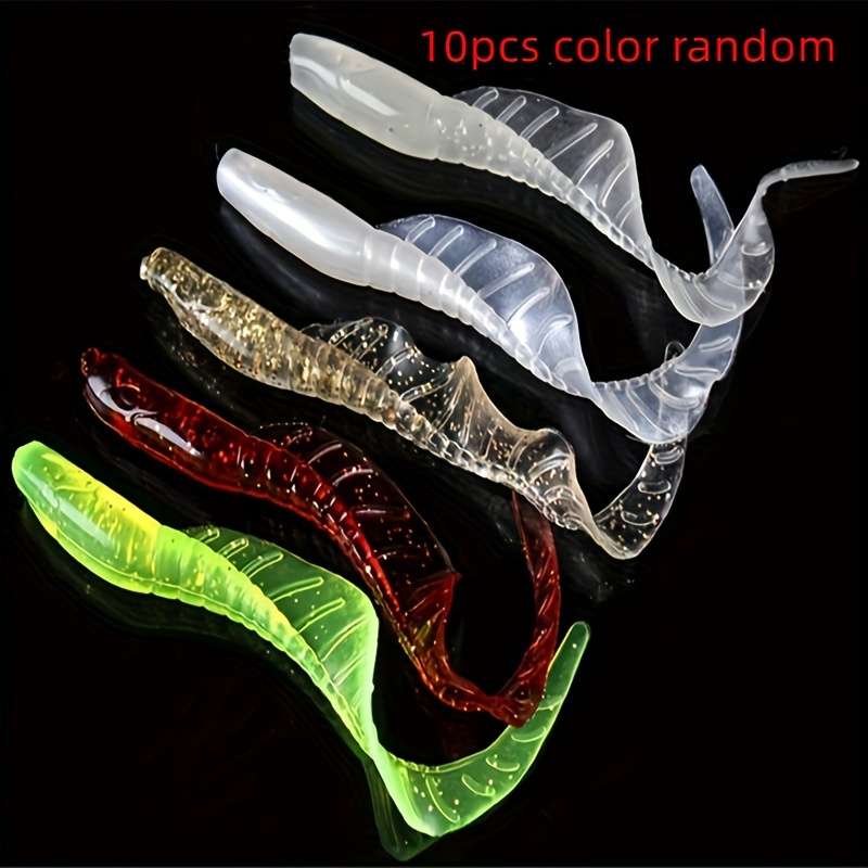 10pcs 9cm Biomimetic Curlee Soft Bait Outdoor Fishing Gear Supplies