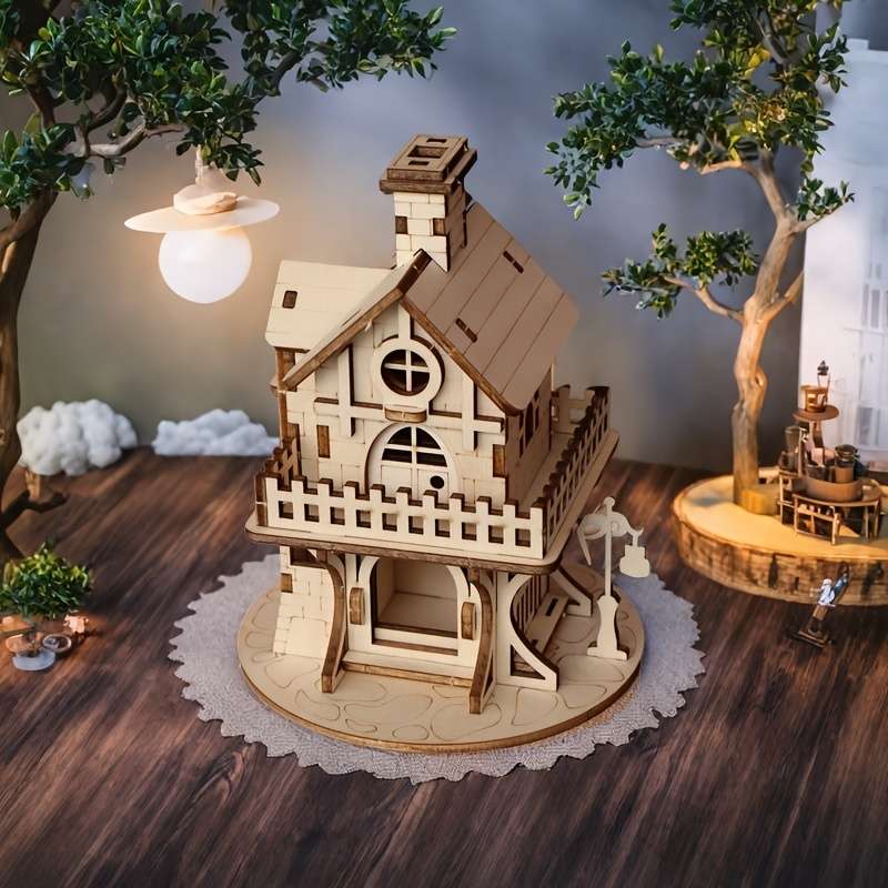 Building Toy Architectural Model Toy Set Color Country House