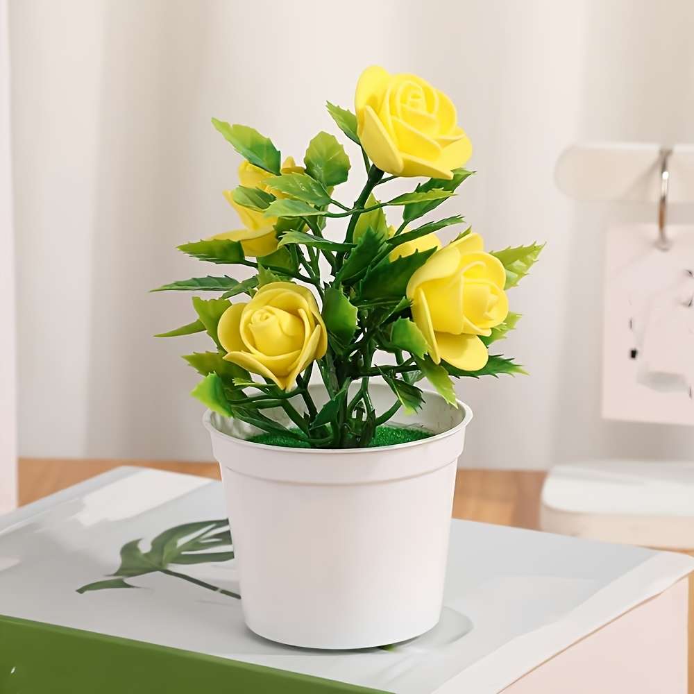Simulated Flower Color Mixedcolor Quantity6Pcs