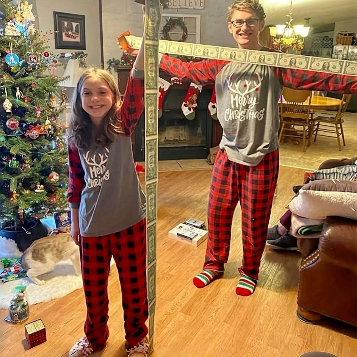 Christmas Gift Boxes Color 4Pcs A Set