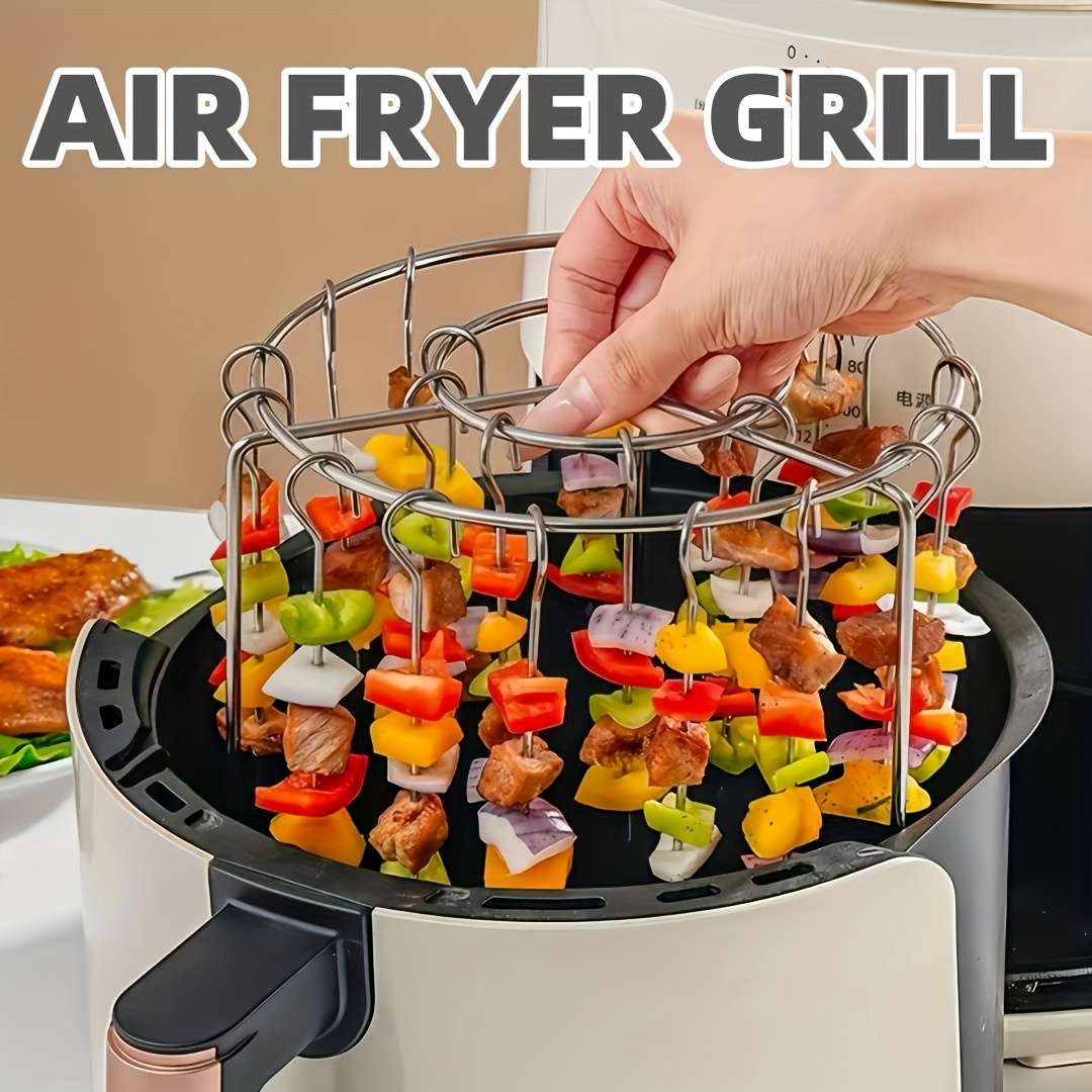 Grill Rack Model Detachable  Upgraded Version Includes Bbq Skewers