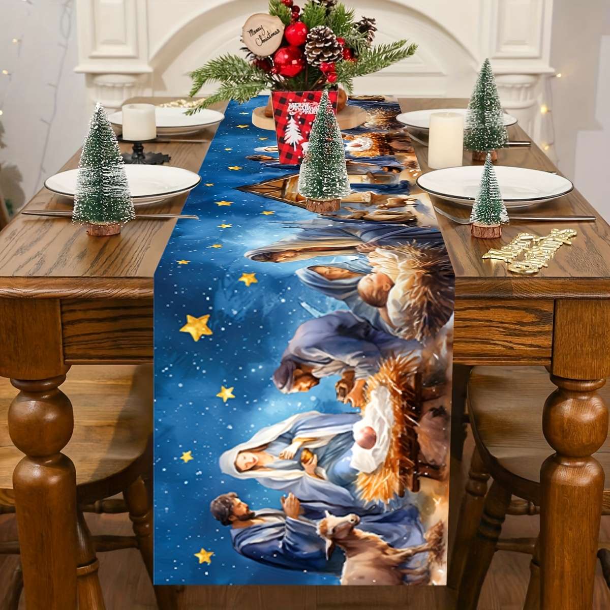 Christmas Tablecloth Quantity 1Pc