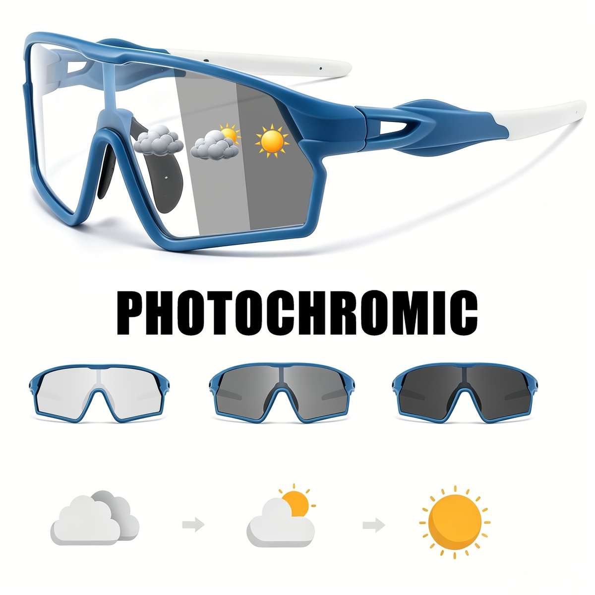 Cycling Glasses Color C5 Green