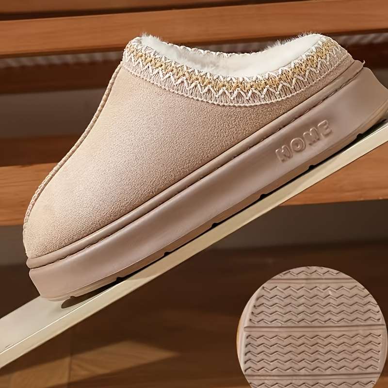 Cotton Slippers Color Grey Sizeuk 3.5-4