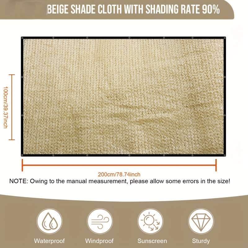 Shade Net Style Beige Quantity300Cm600Cm