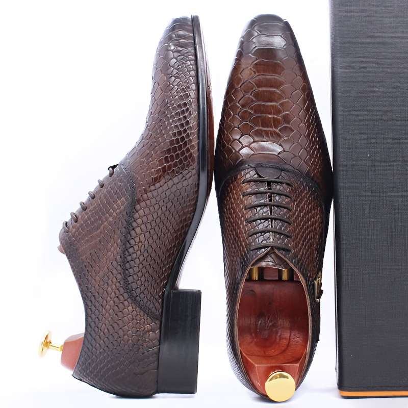 Mens Leather Shoes Color Coffee Brown Sizeuk 8