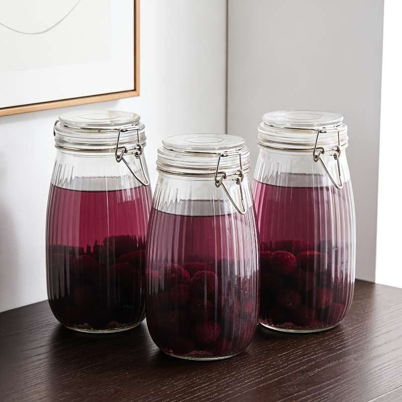 Sealed Jar Quantity 3Pcs Capacity54.11 Oz