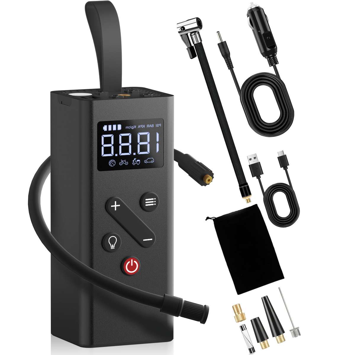 Premium Solid Multi Functional Emergency Psi Cordless Air Compressor For