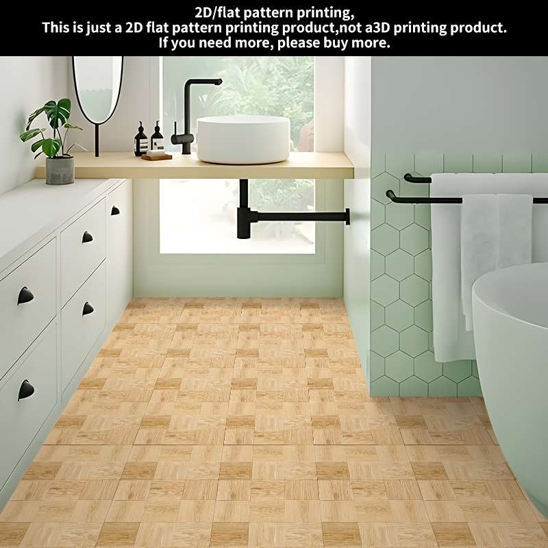 Self Adhesive Floor Stickers 11.8Inchx11.8Inch30X30Cm