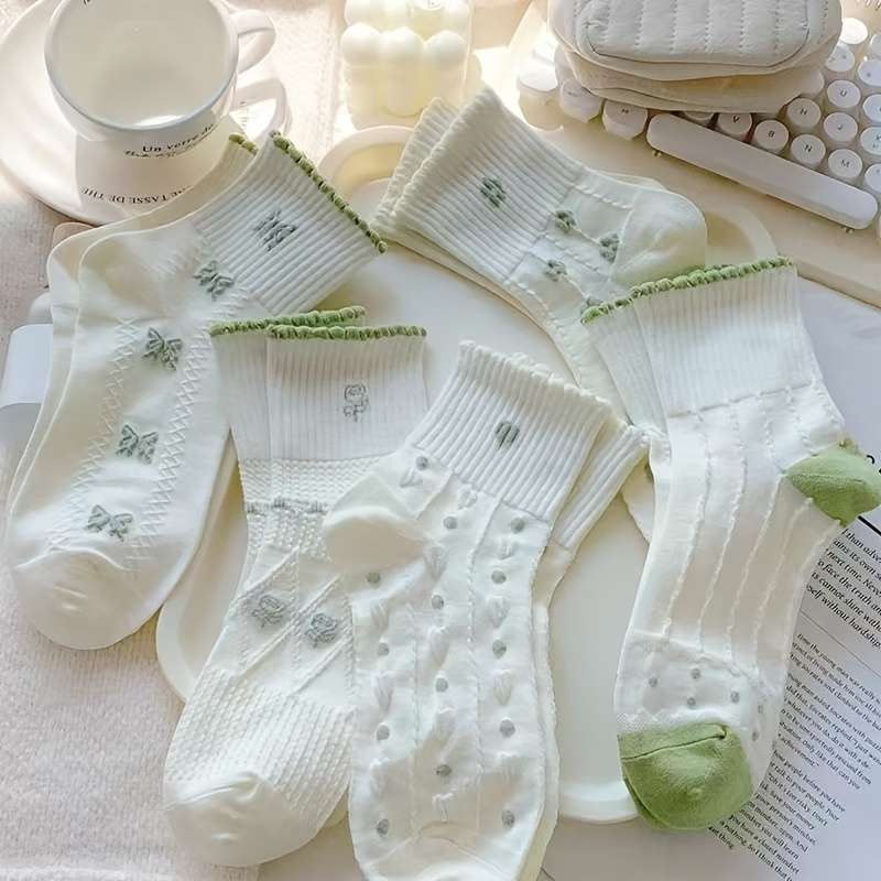 Women S Socks Color Grass Green Size Onesize