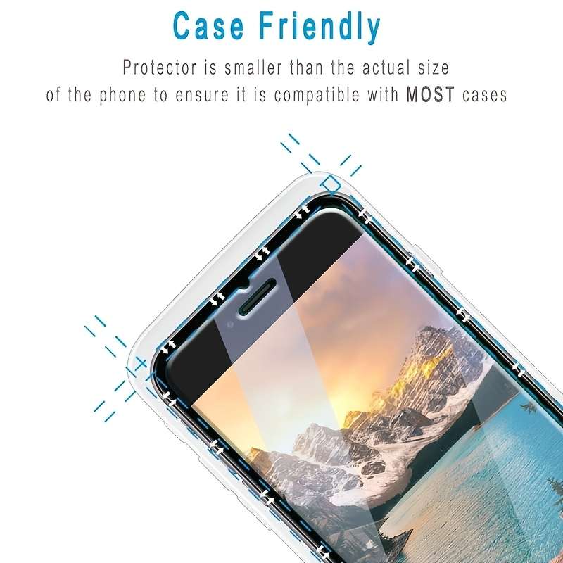 Screen Protector Color 4 Piecestransparent Compatible Model Iphone X