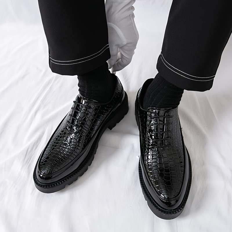 Mens Leather Shoes Color Green Sizeuk 10