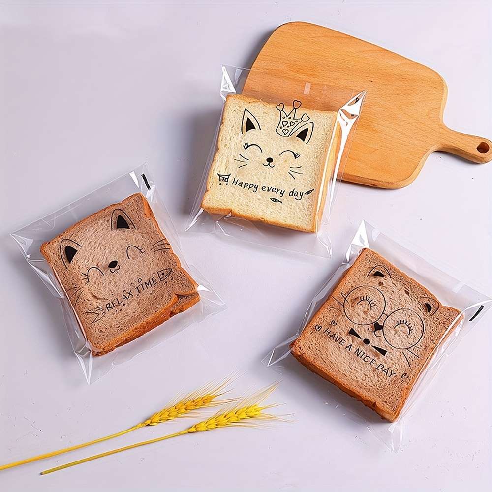 Food Storage Bags Style Large Cat Threeinone Selfadhesive Bag 14Cm*100
