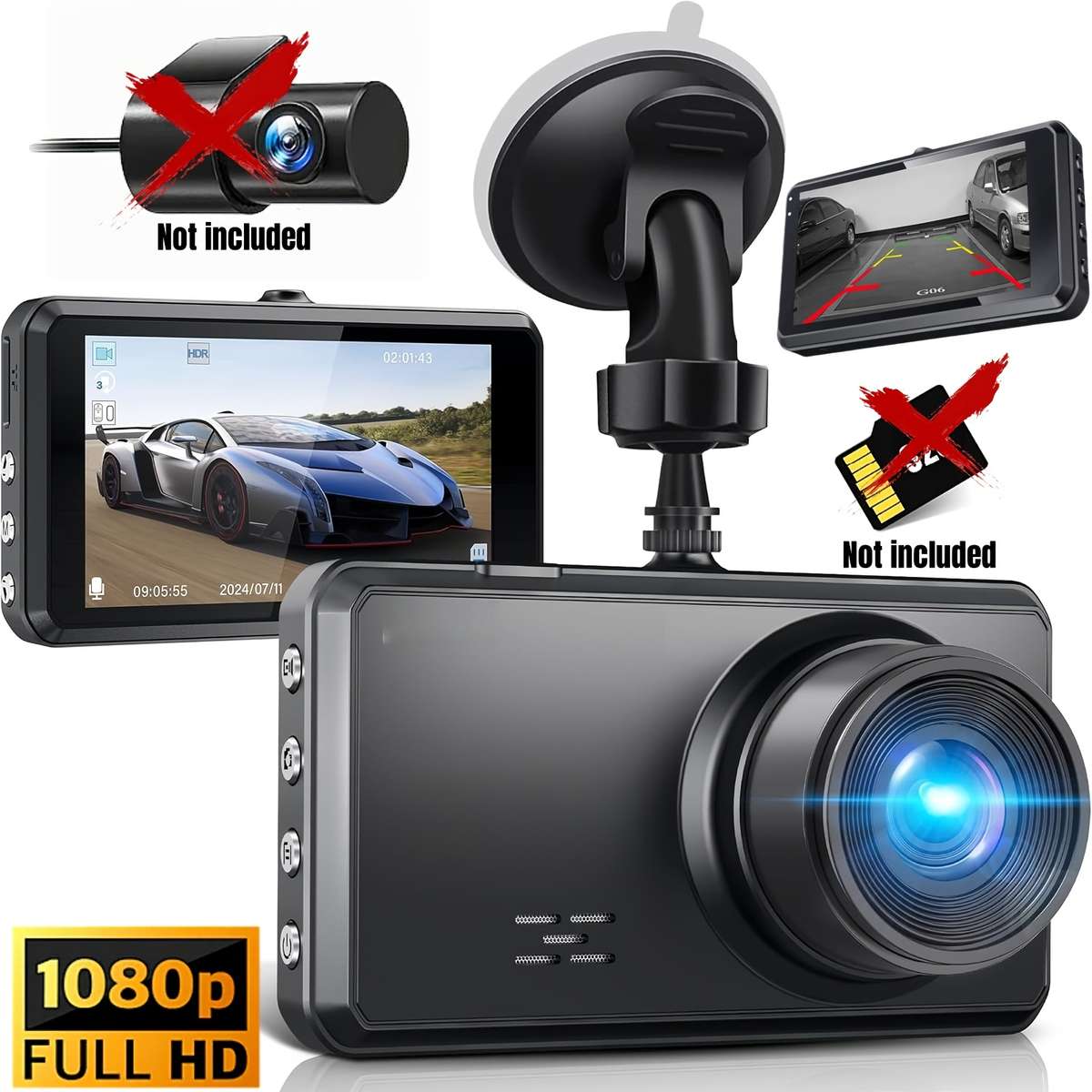 Dashcam Items Ultimate Luxury Double Camera