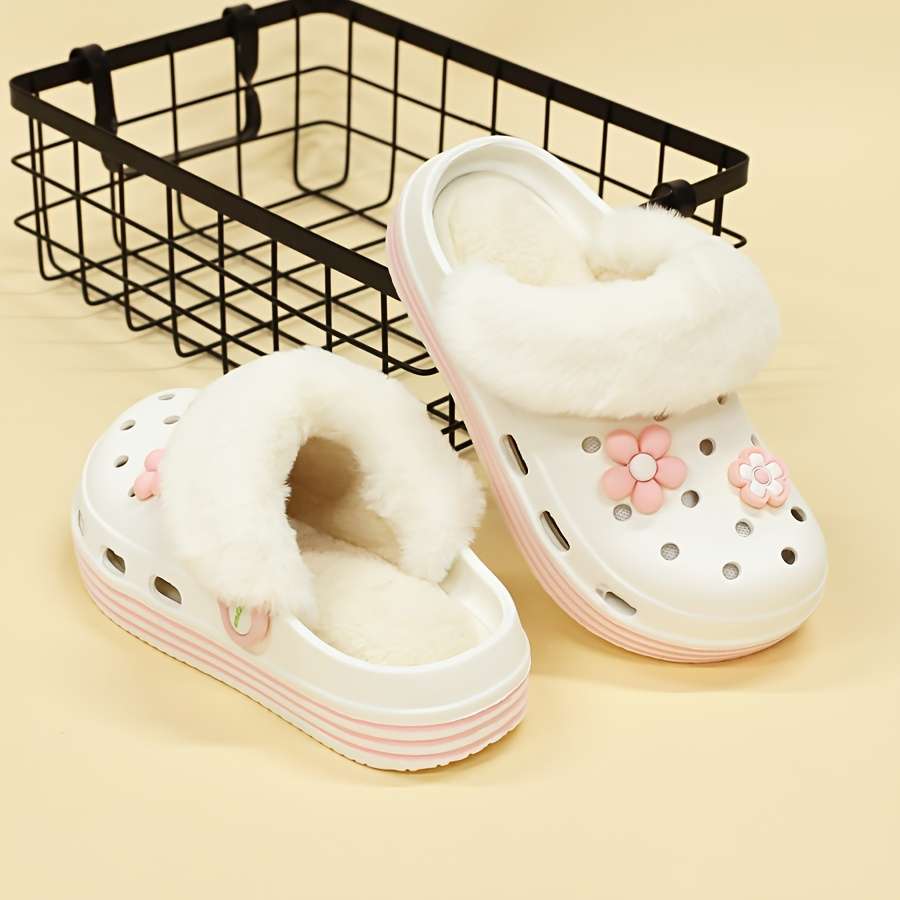 Cotton Slippers Color White Sizeuk 7