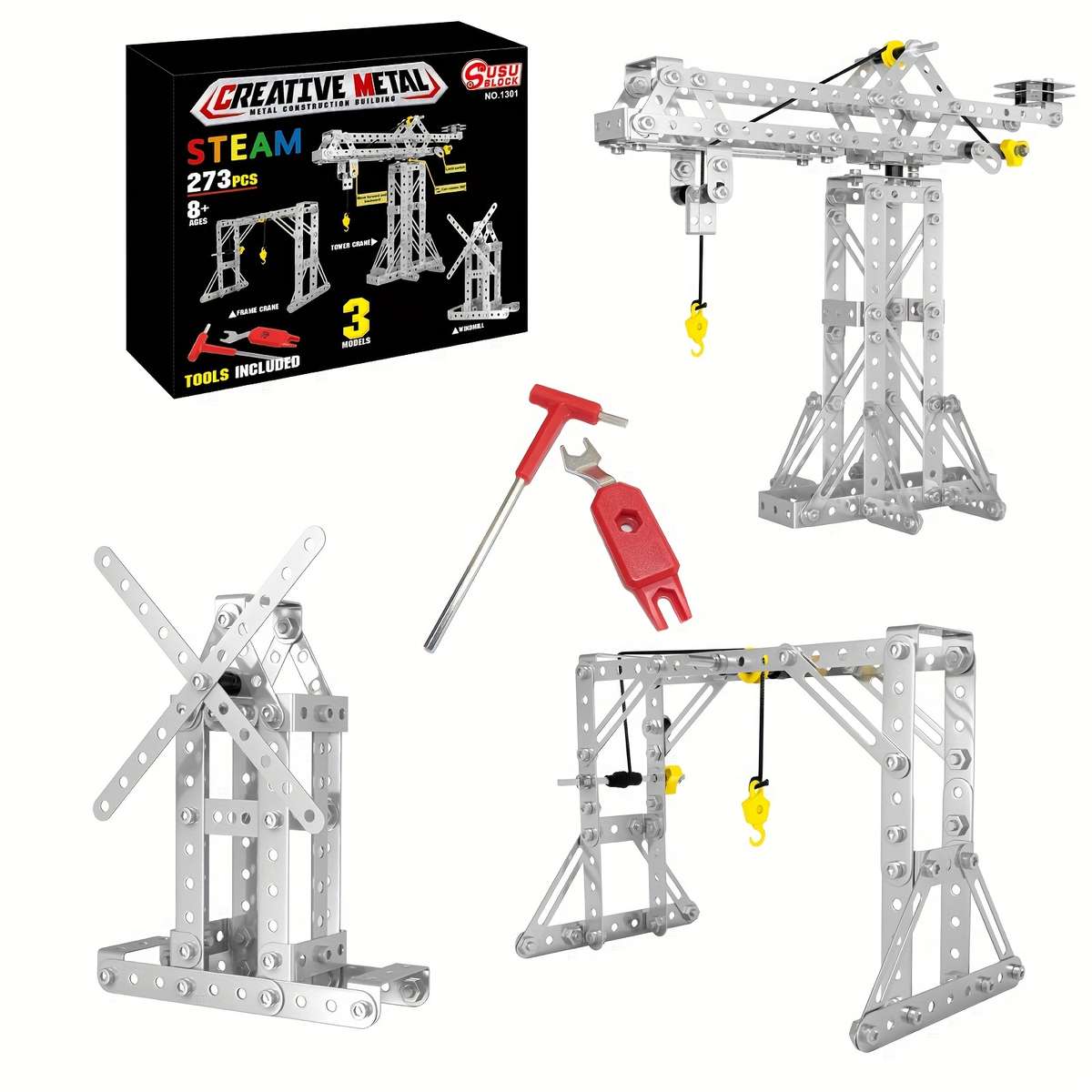 Building Toy Architectural Model Toy Set Style Hanging Tower 3 Models