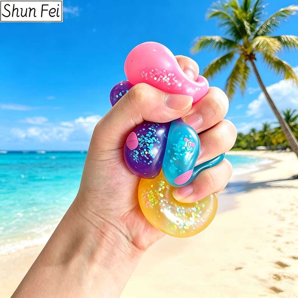 Squeezable Toys Style Summer Limited Edition Mini Steamed Buns Random Colors Quantity 9Pcs