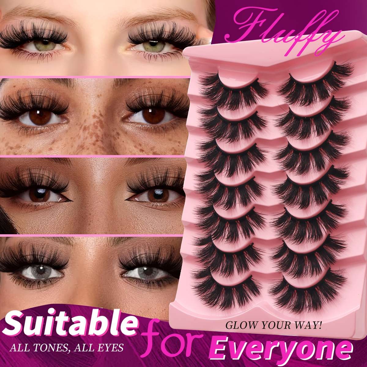 False Eyelashes Model 12