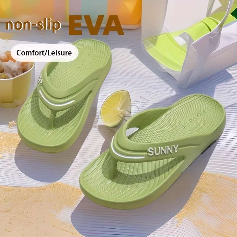 Ladies Summer Flip Flops White Uk 6.5-7