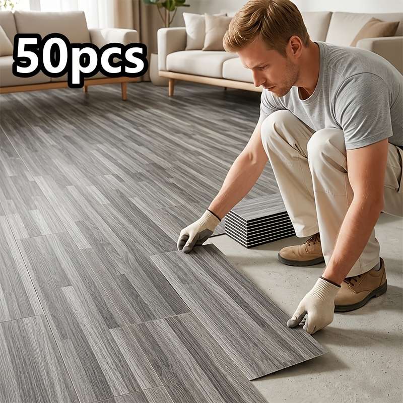 Self Adhesive Floor Stickers Lth8610 50Pcs