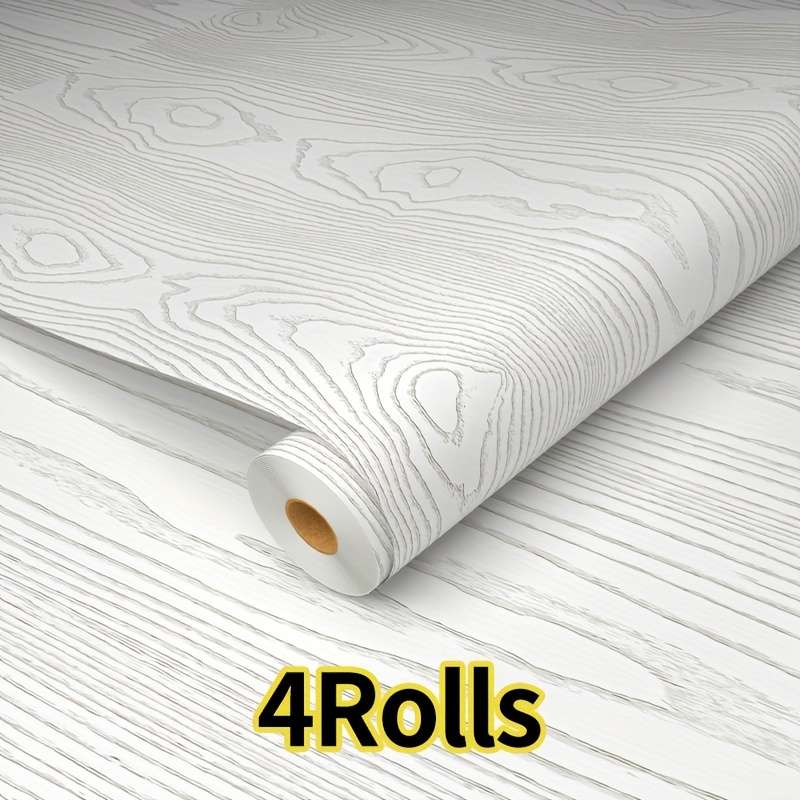 Self Adhesive Floor Stickers White Oak 39.99*100Cm
