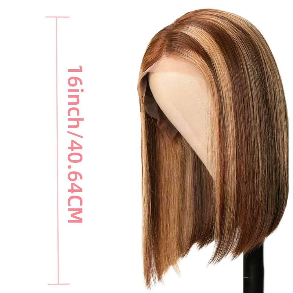 Piano Color Womens Wigs Hair Length 40.64Cm