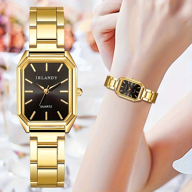 Pro Women Watch Heart Jewelry Silvery Black