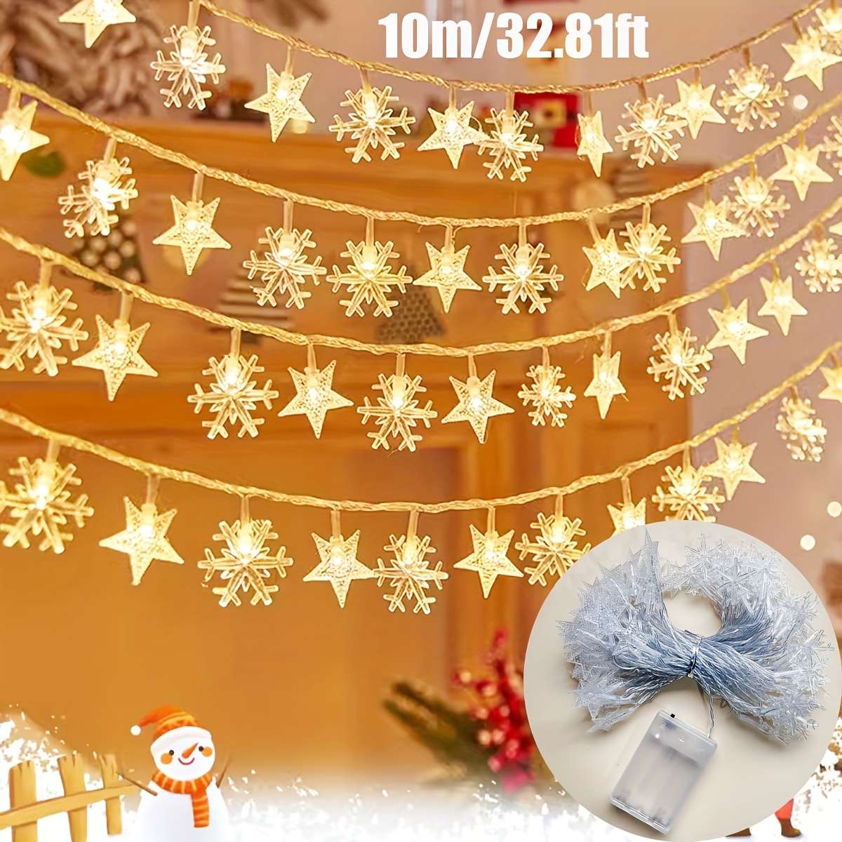 Christmas Lights Multicolor Size 1.5M 4.92Ft