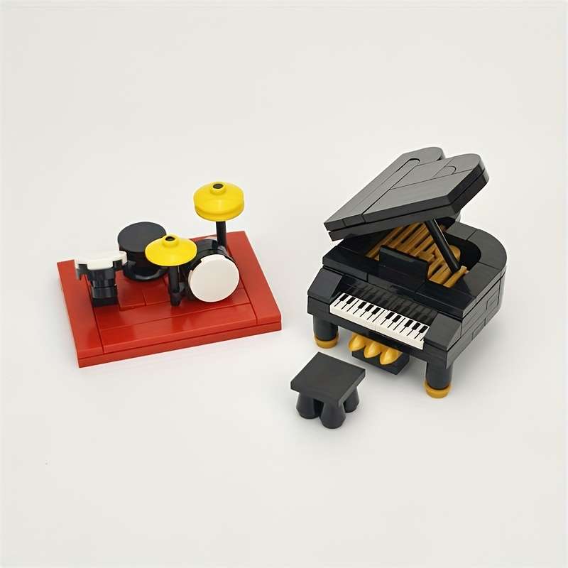 3D Puzzle Musical Instrument Model Style Drums And Cello