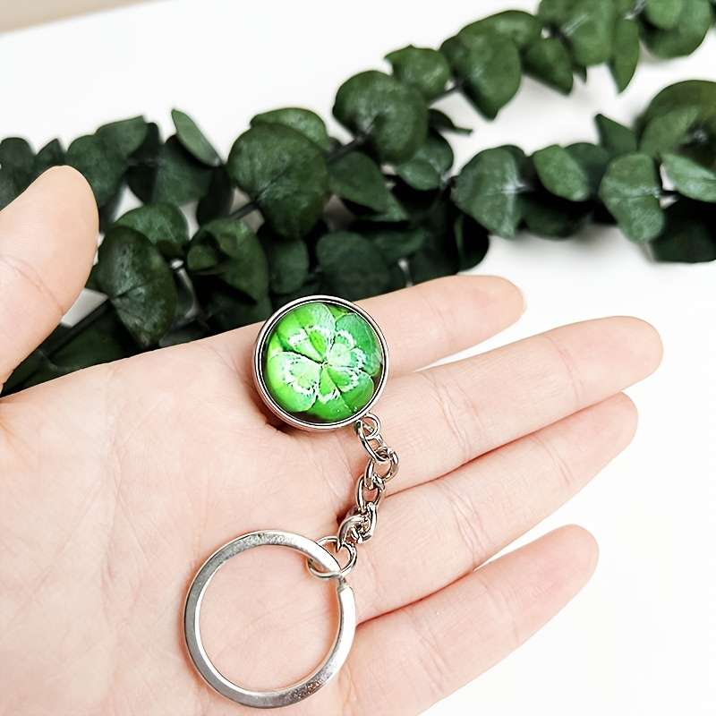 Keychain Ornament Color Green Quantity2Pcs