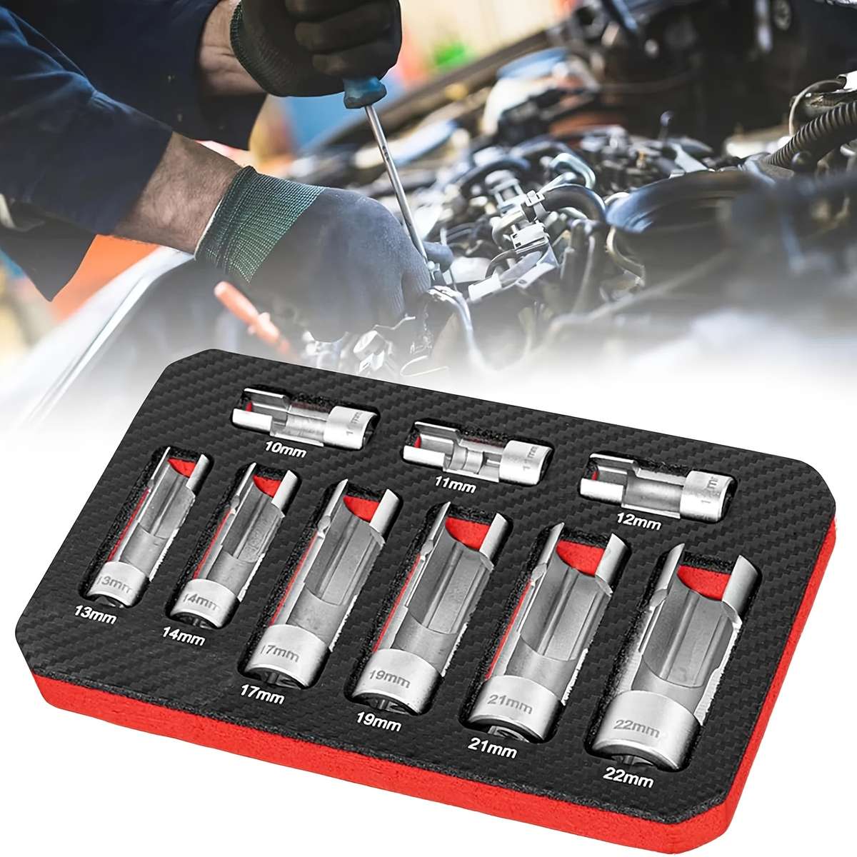 9-Piece Offset Wrench Removal Tool
