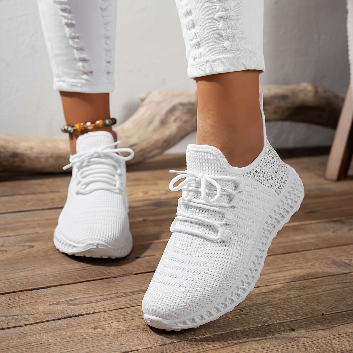 Women S Sneakers Color White Sizeuk 4.5