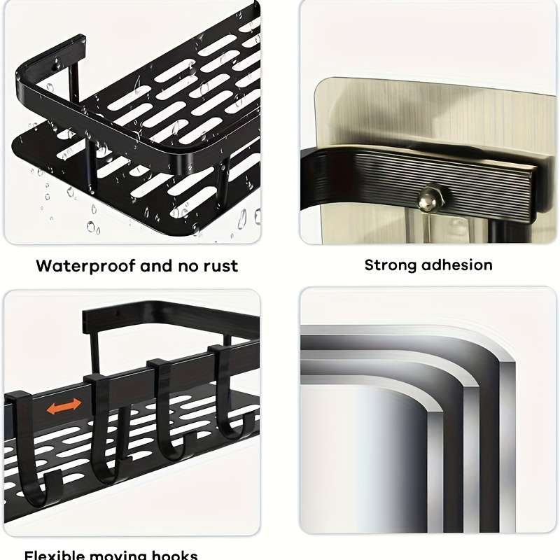 Bathroom Storage Rack Items 2 Piece Set