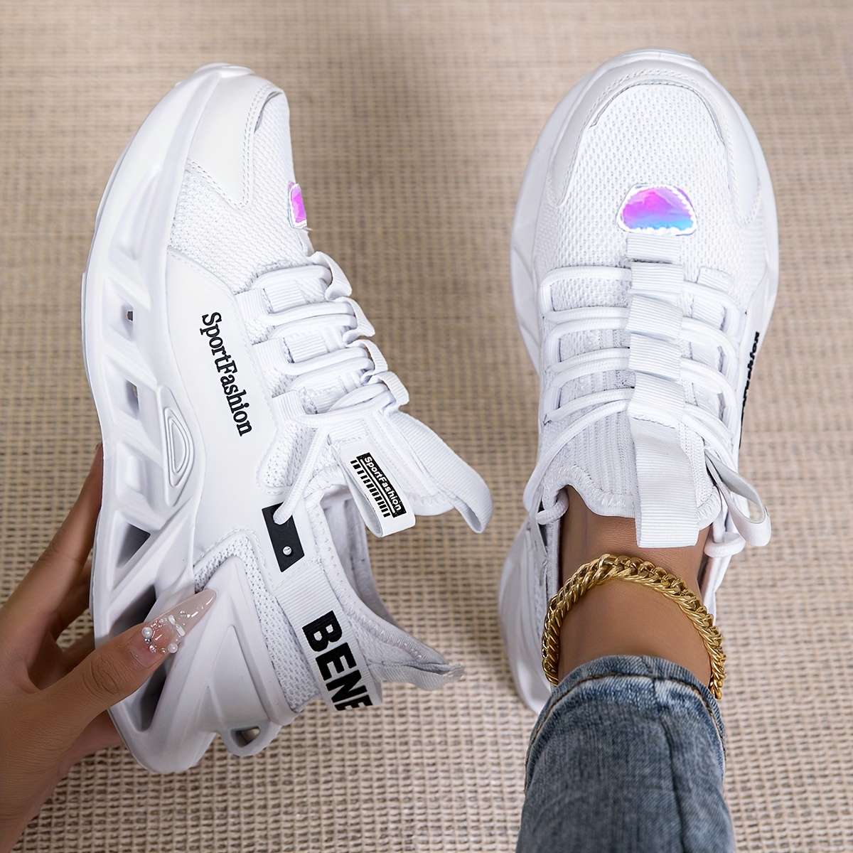 Women S Sneakers Color Black Sizeuk 7