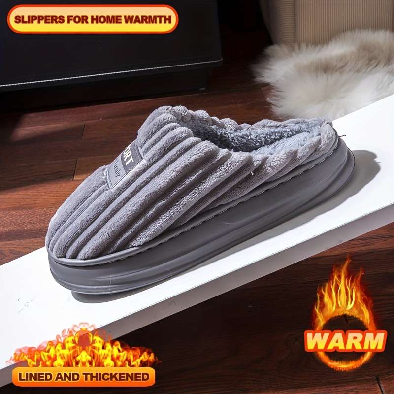 Cotton Slippers Color Grey Sizeuk 6.5-7