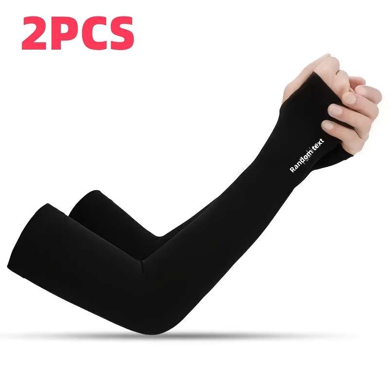 Sunscreen Sleeves Color 2Pcs White