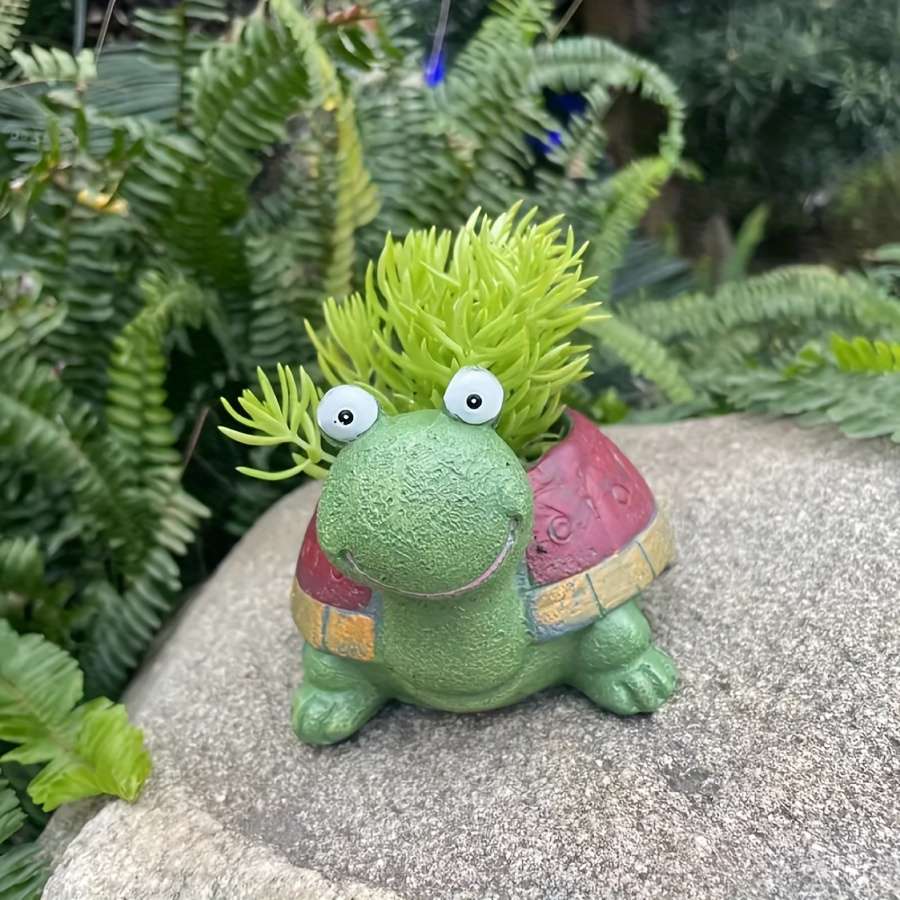 Flowerpot Color 1Pcs Gray Turtle