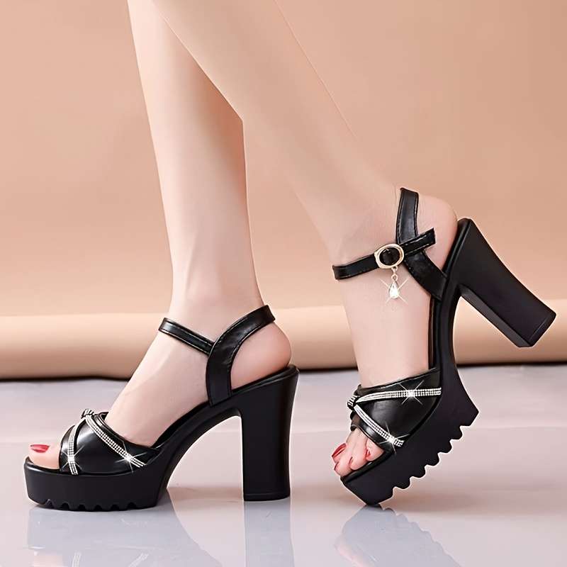 Women S High Heels Color Black Sizeuk 4