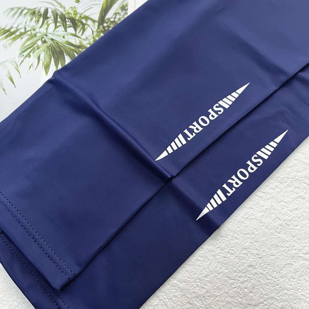 Sunscreen Sleeves Color Black White Darkgray Size Xl