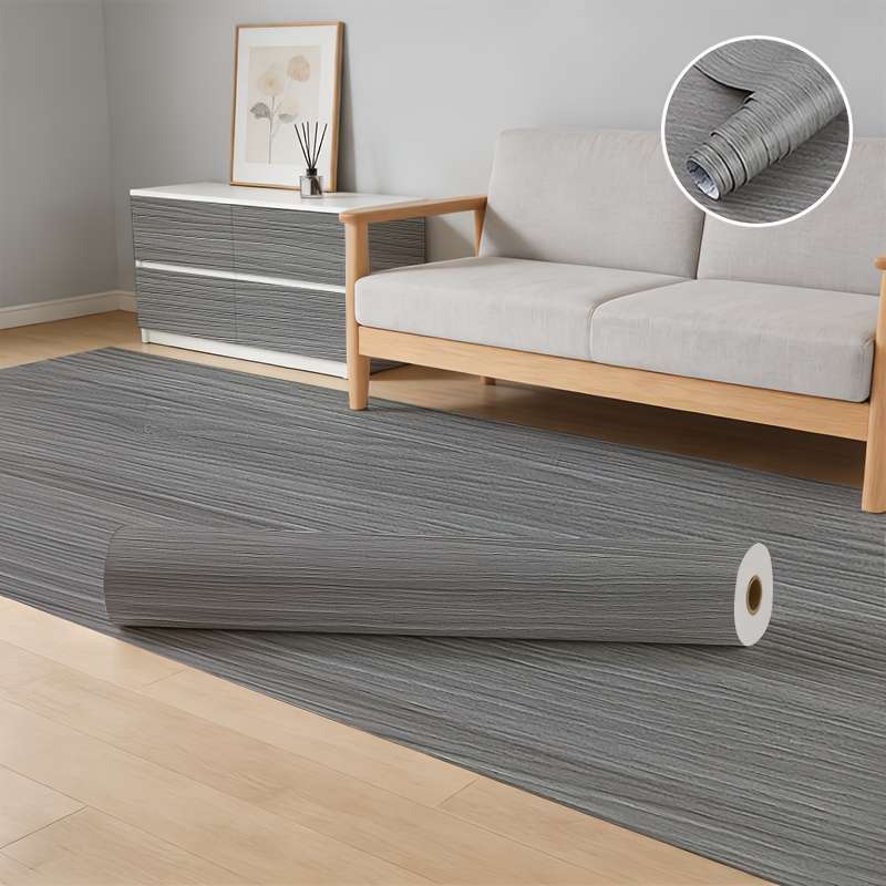 Self Adhesive Floor Stickers Self Adhesive Backing Roll Log Color 60Cm*5M 23.62In*196.85In