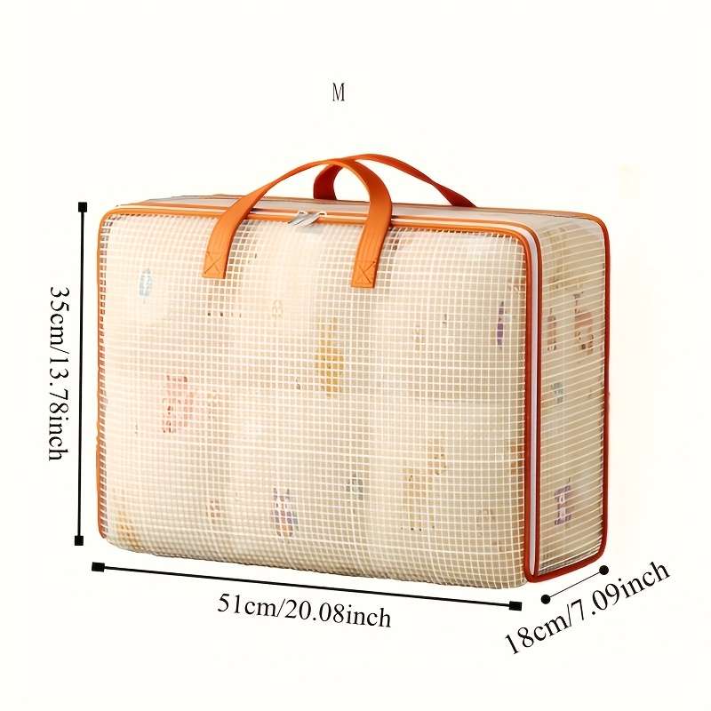 2Pcs Large Capacity Waterproof Storage Tote Storage M 2Pcs