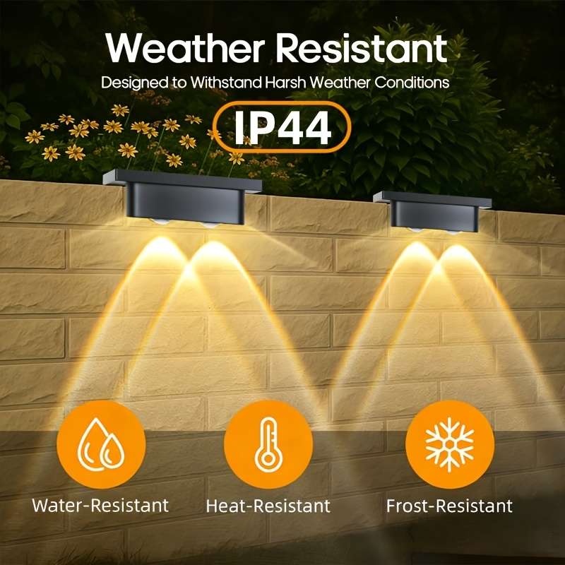 Solar Emergency Lights Items 2Pcs2Led