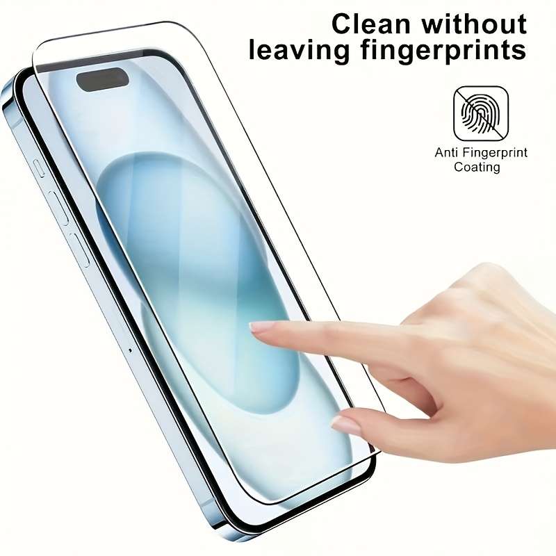 Screen Protector Color 2 Piecestransparent Compatible Model Iphone 16