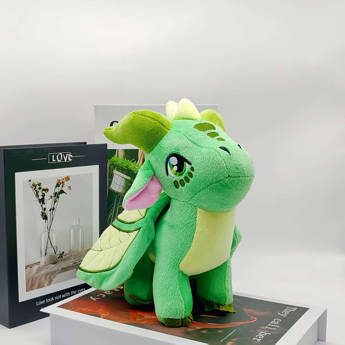Plush Toyss Style Grass Color Dragon