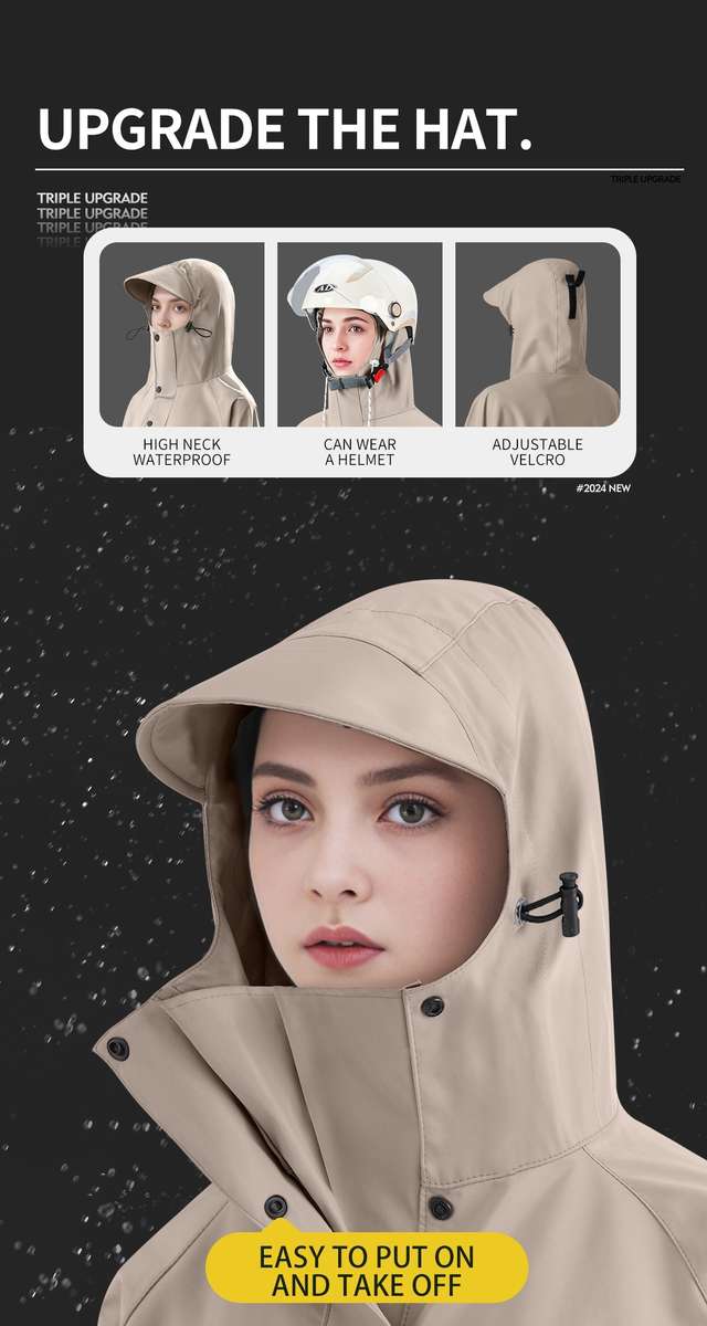Raincoat Khaki Size Uk M